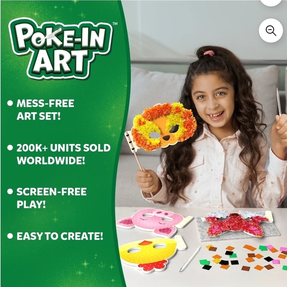 Skillmatics Foil Fun Unicorns and Princesses & Poke In Art Animal Masks - Picture 7 of 14